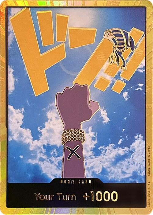 Image for DON!! Card (Vivi) (Gold) (Premium Booster -The Best-) - One Piece Card Game