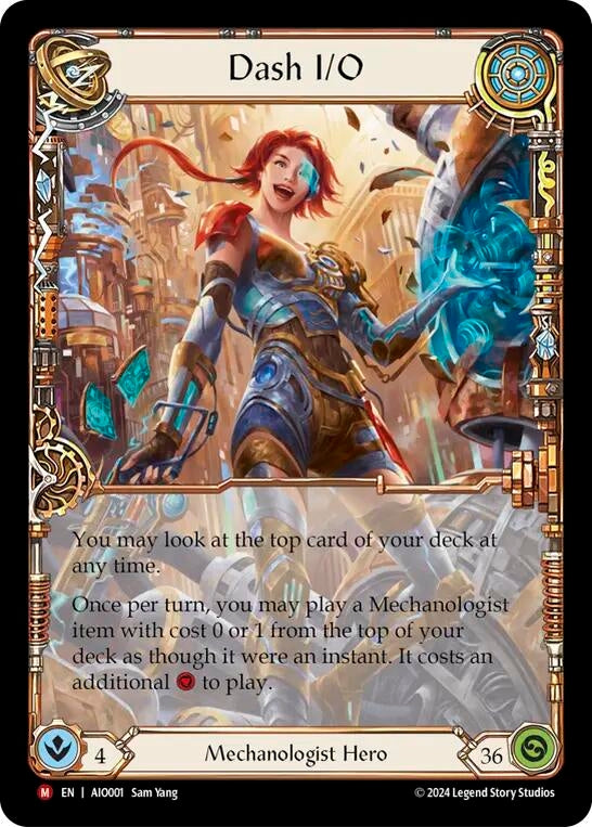 Image for Dash I/O (Armory Deck: Dash) (AIO001) - Flesh and Blood TCG
