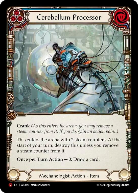 Image for Cerebellum Processor (Armory Deck: Dash) (AIO026) - Flesh and Blood TCG