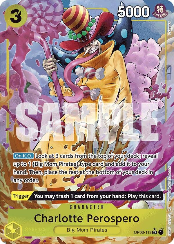 Image for Charlotte Perospero (Alternate Art) (Premium Booster -The Best-) (OP03-113) - One Piece Card Game