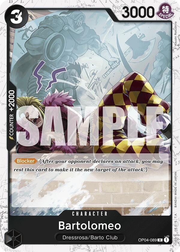 Image for Bartolomeo (OP04-089) (Jolly Roger Foil) (Premium Booster -The Best-) (OP04-089) - One Piece Card Game
