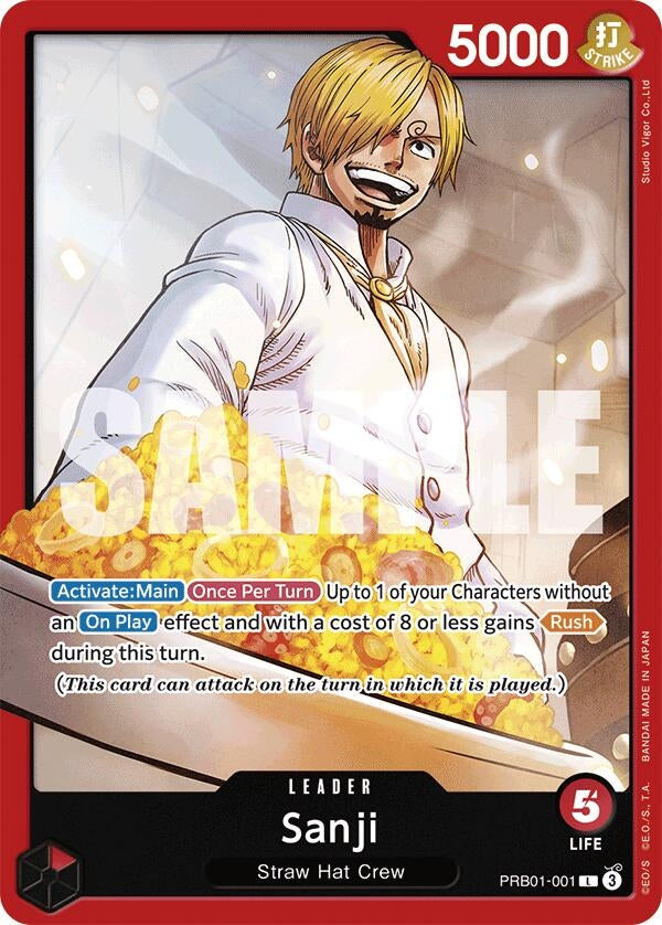 Image for Sanji (PRB01-001) (Premium Booster -The Best-) (PRB01-001) - One Piece Card Game