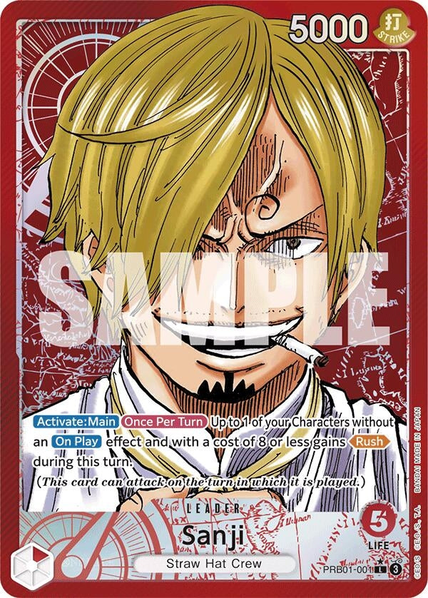 Image for Sanji (PRB01-001) (Alternate Art) (Premium Booster -The Best-) (PRB01-001) - One Piece Card Game