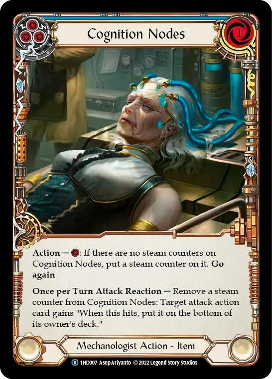 Image for Cognition Nodes (Blue) (Historic Pack 1 Blitz Deck: Dash) (1HD007) - Flesh and Blood TCG