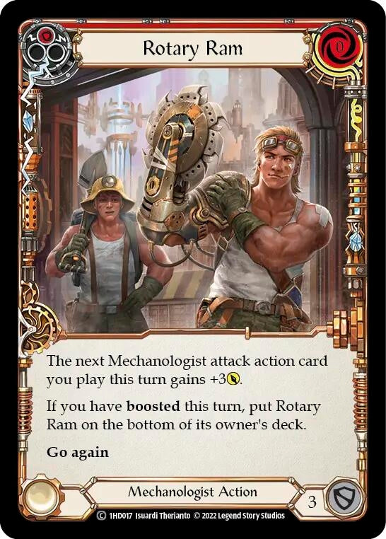 Image for Rotary Ram (Red) (Historic Pack 1 Blitz Deck: Dash) (1HD017) - Flesh and Blood TCG
