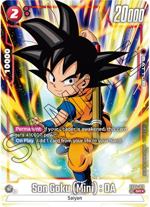 Image for Son Goku (Mini) : DA (Alternate Art) (Ultra Limit) (FB04-012) - Dragon Ball Super: Fusion World