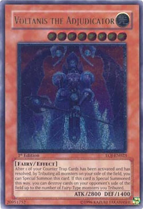 Image for Voltanis the Adjudicator (UTR) (Enemy of Justice) (EOJ-EN023) - YuGiOh