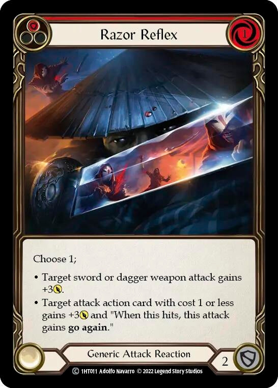 Image for Razor Reflex (Red) (Historic Pack 1 Blitz Deck: Dorinthea) (1HT011) - Flesh and Blood TCG