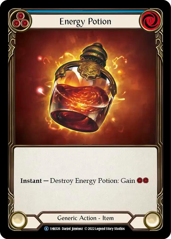 Image for Energy Potion (Blue) (Historic Pack 1 Blitz Deck: Kano) (1HK026) - Flesh and Blood TCG