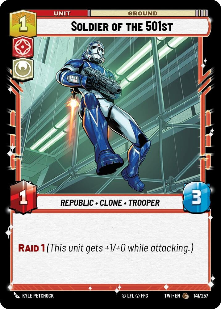Image for Soldier of the 501st (Twilight of the Republic) (141/257) - Star Wars: Unlimited