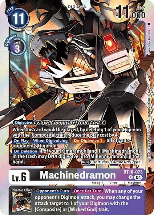 Image for Machinedramon - BT18-073 (BT18-19) (BT18-073 R) - Digimon Card Game