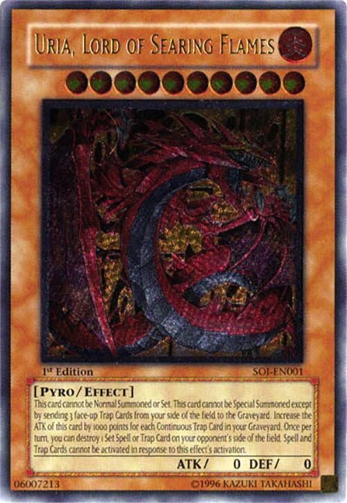 Image for Uria, Lord of Searing Flames (UTR) (Shadow of Infinity) (SOI-EN001) - YuGiOh