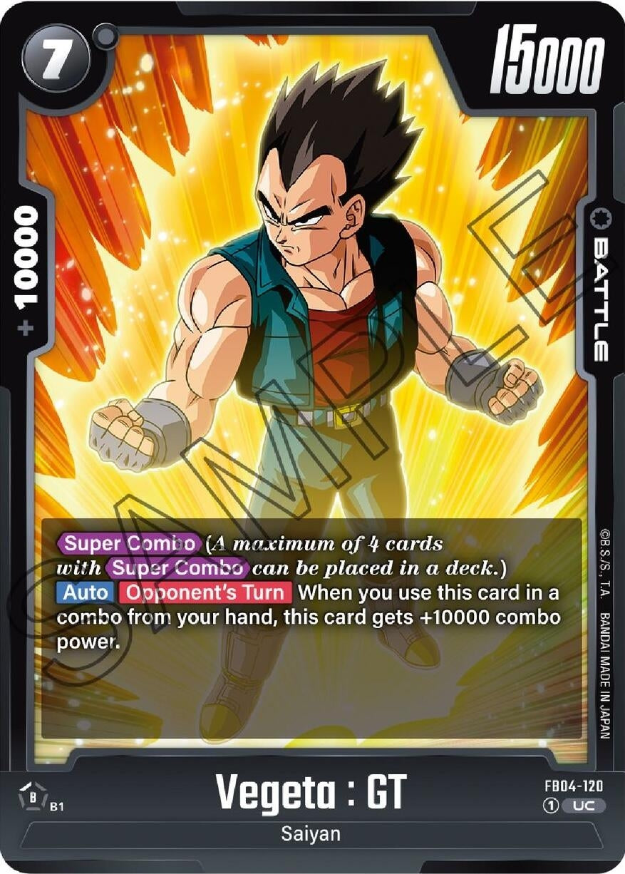Image for Vegeta : GT (Ultra Limit) (FB04-120) - Dragon Ball Super: Fusion World