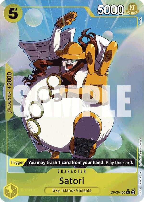Image for Satori (Alternate Art) (Premium Booster -The Best-) (OP05-105) - One Piece Card Game