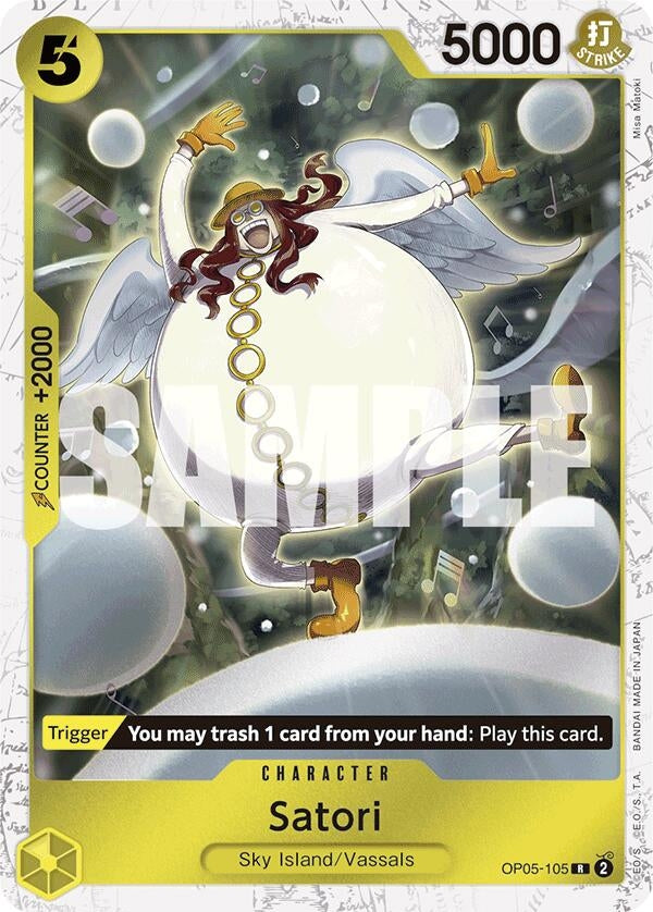 Image for Satori (Jolly Roger Foil) (Premium Booster -The Best-) (OP05-105) - One Piece Card Game