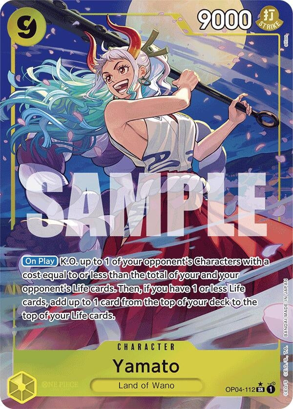 Image for Yamato (OP04-112) (Alternate Art) (Premium Booster -The Best-) (OP04-112) - One Piece Card Game