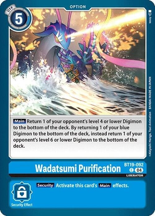 Image for Wadatsumi Purification (BT18-19) (BT19-092 C) - Digimon Card Game
