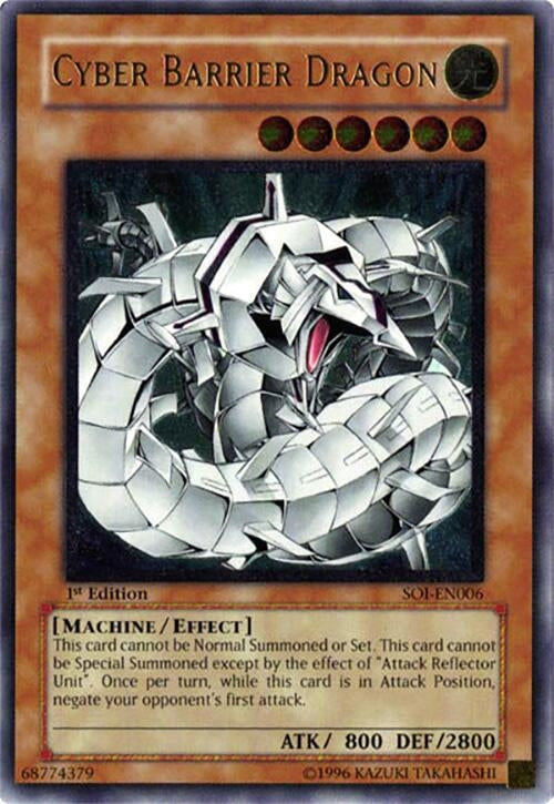 Image for Cyber Barrier Dragon (UTR) (Shadow of Infinity) (SOI-EN006) - YuGiOh