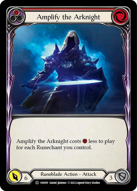 Image for Amplify the Arknight (Red) (Historic Pack 1 Blitz Deck: Viserai) (1HV007) - Flesh and Blood TCG