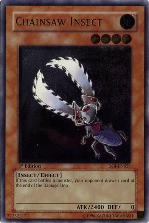 Image for Chainsaw Insect (UTR) (Shadow of Infinity) (SOI-EN021) - YuGiOh