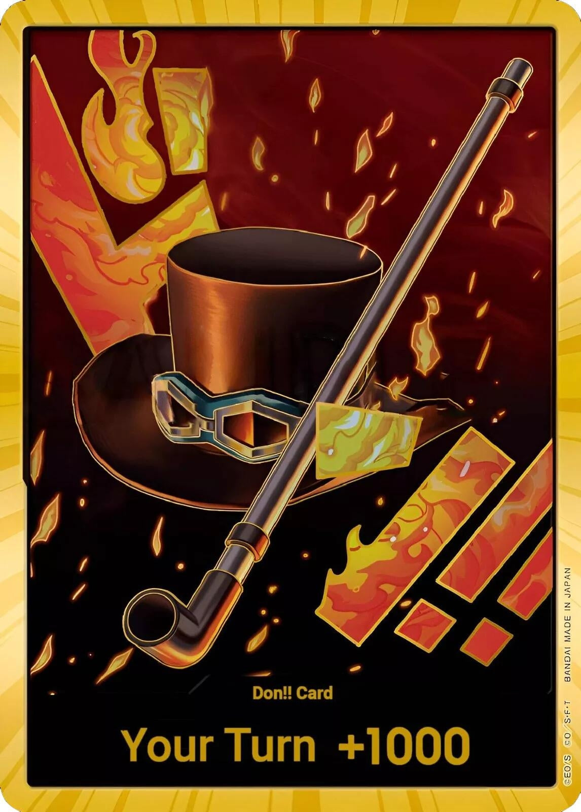 Image for DON!! Card (Sabo) (Gold) (Premium Booster -The Best-) - One Piece Card Game