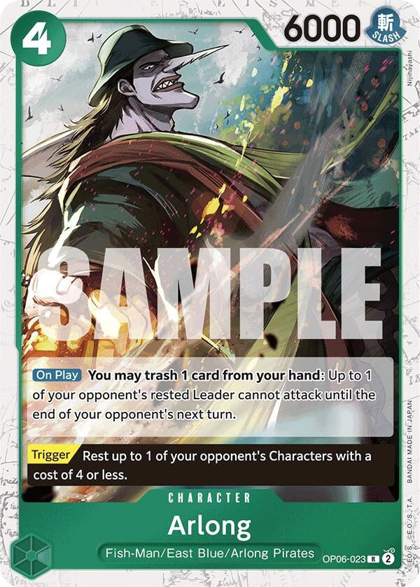 Image for Arlong (Jolly Roger Foil) (Premium Booster -The Best-) (OP06-023) - One Piece Card Game