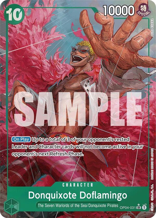 Image for Donquixote Doflamingo (Alternate Art) (Premium Booster -The Best-) (OP04-031) - One Piece Card Game