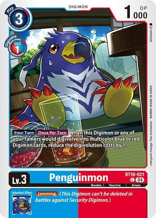 Image for Penguinmon (BT18-19) (BT18-021 C) - Digimon Card Game