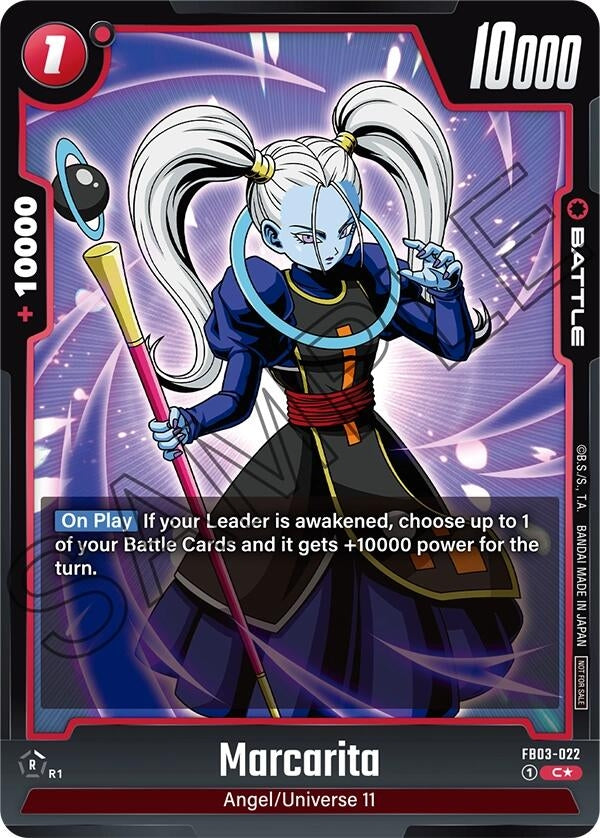 Image for Marcarita (Tournament Pack 04) (Tournament and Championship Promos) (FB03-022) - Dragon Ball Super: Fusion World