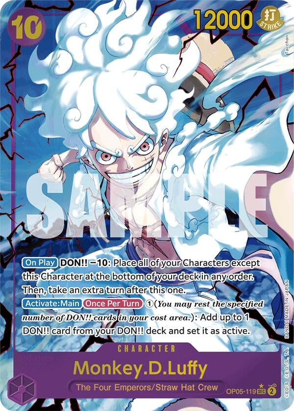 Image for Monkey.D.Luffy (OP05-119) (Alternate Art) (Premium Booster -The Best-) (OP05-119) - One Piece Card Game
