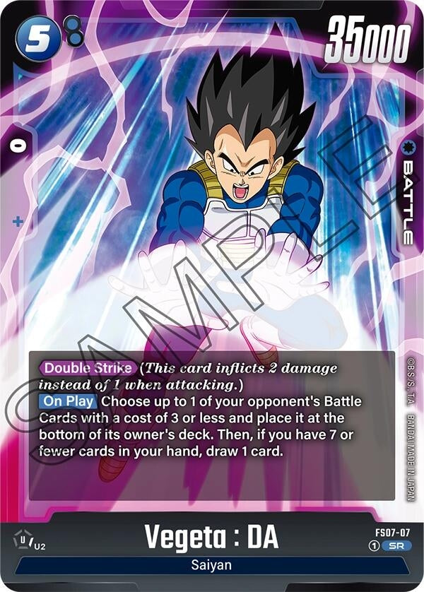 Image for Vegeta : DA (Starter Deck 7: Vegeta (Mini)) (FS07-07) - Dragon Ball Super: Fusion World