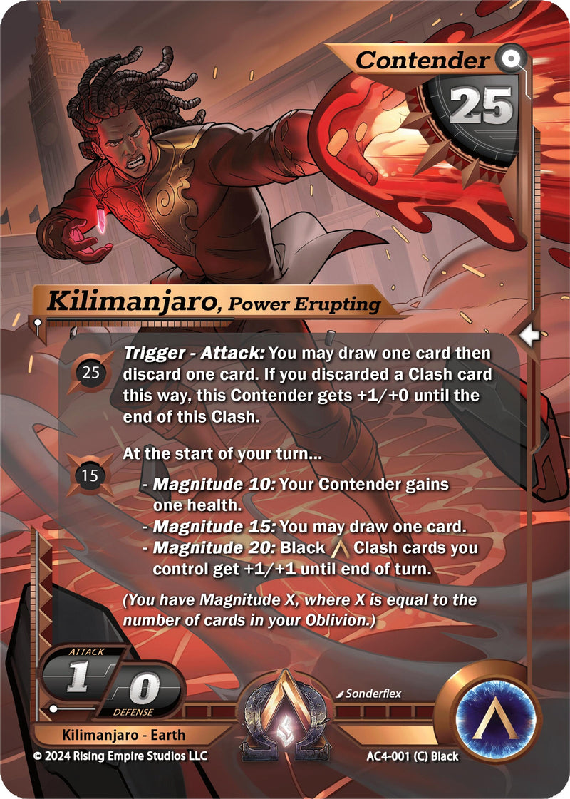 Image for Kilimanjaro, Power Erupting (Genesis Returns) (AC4-001) - Alpha Clash