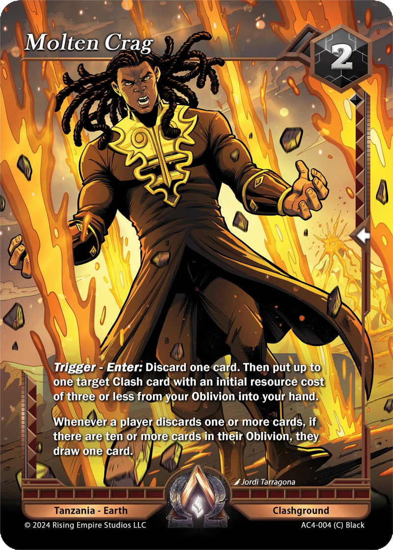 Image for Molten Crag (Genesis Returns) (AC4-004) - Alpha Clash