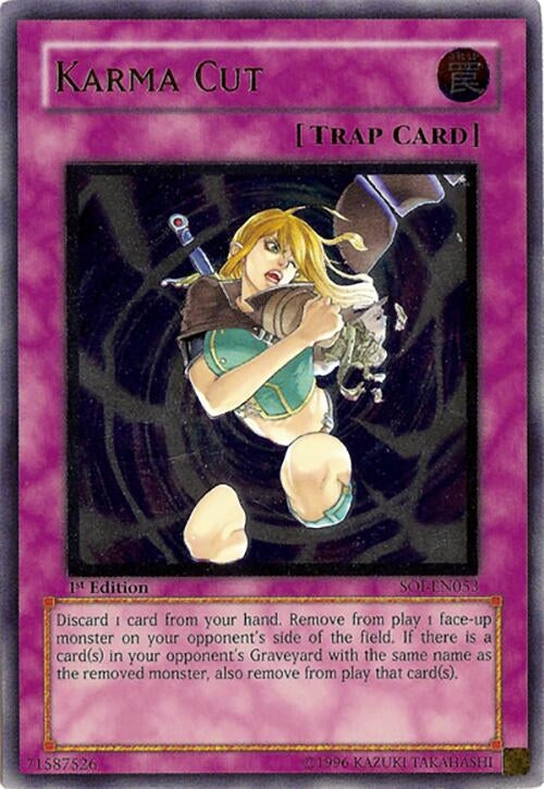 Image for Karma Cut (UTR) (Shadow of Infinity) (SOI-EN053) - YuGiOh