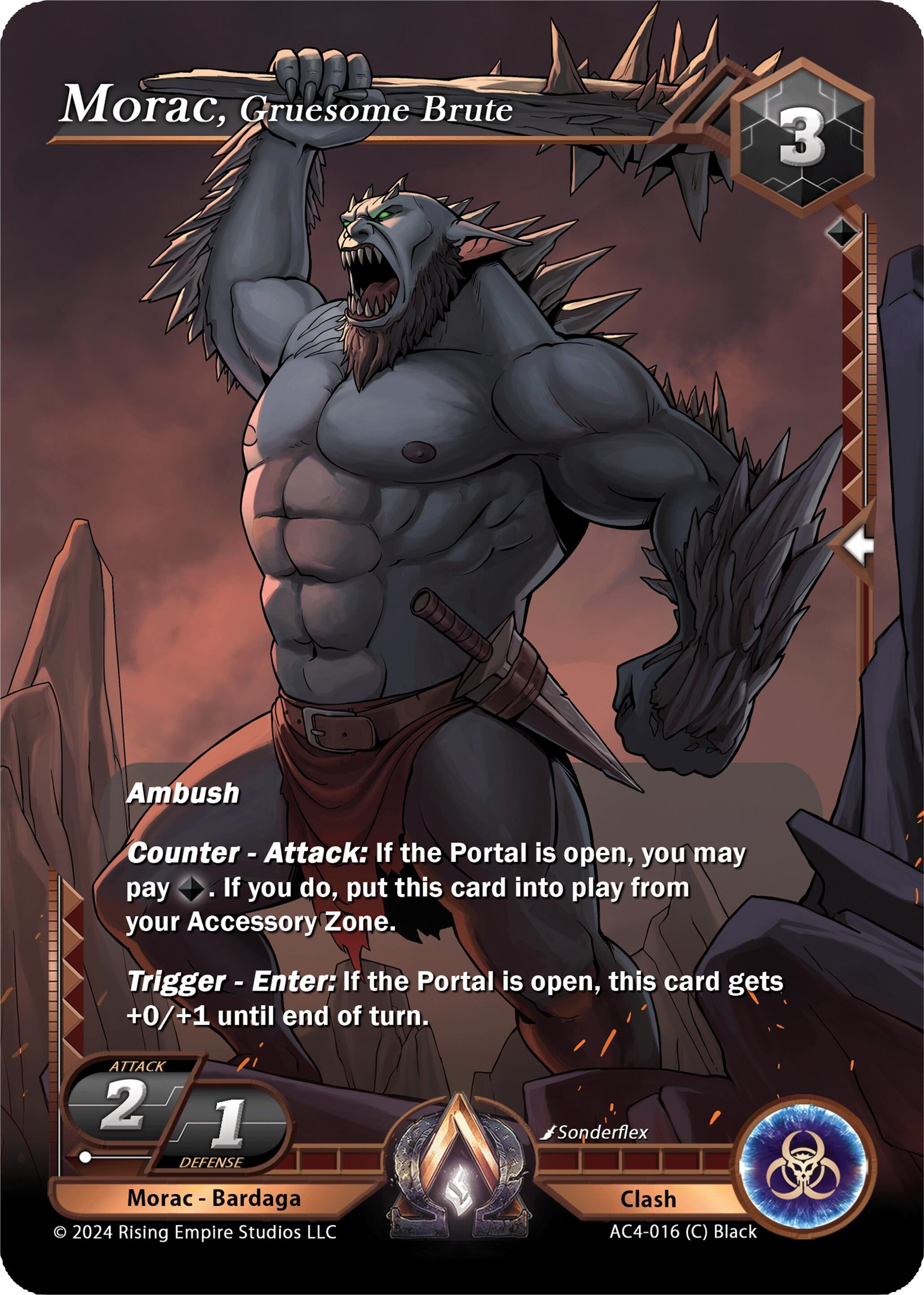 Image for Morac, Gruesome Brute (Genesis Returns) (AC4-016) - Alpha Clash