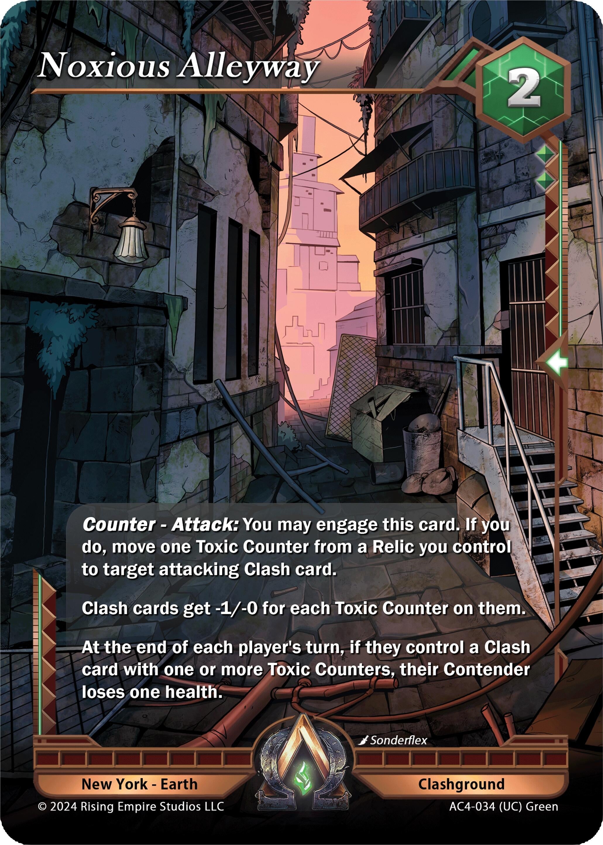 Image for Noxious Alleyway (Genesis Returns) (AC4-034) - Alpha Clash