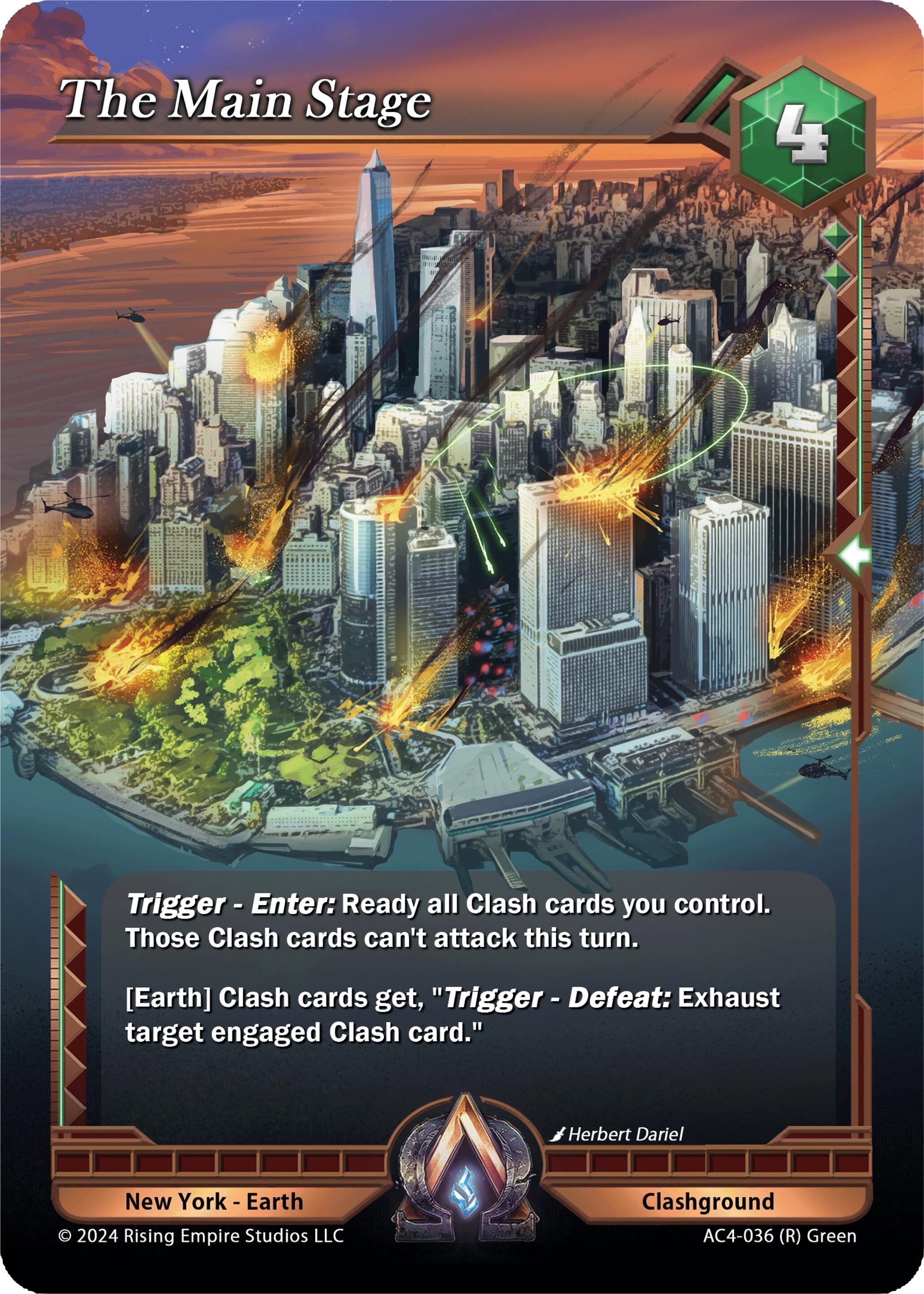 Image for The Main Stage (Genesis Returns) (AC4-036) - Alpha Clash