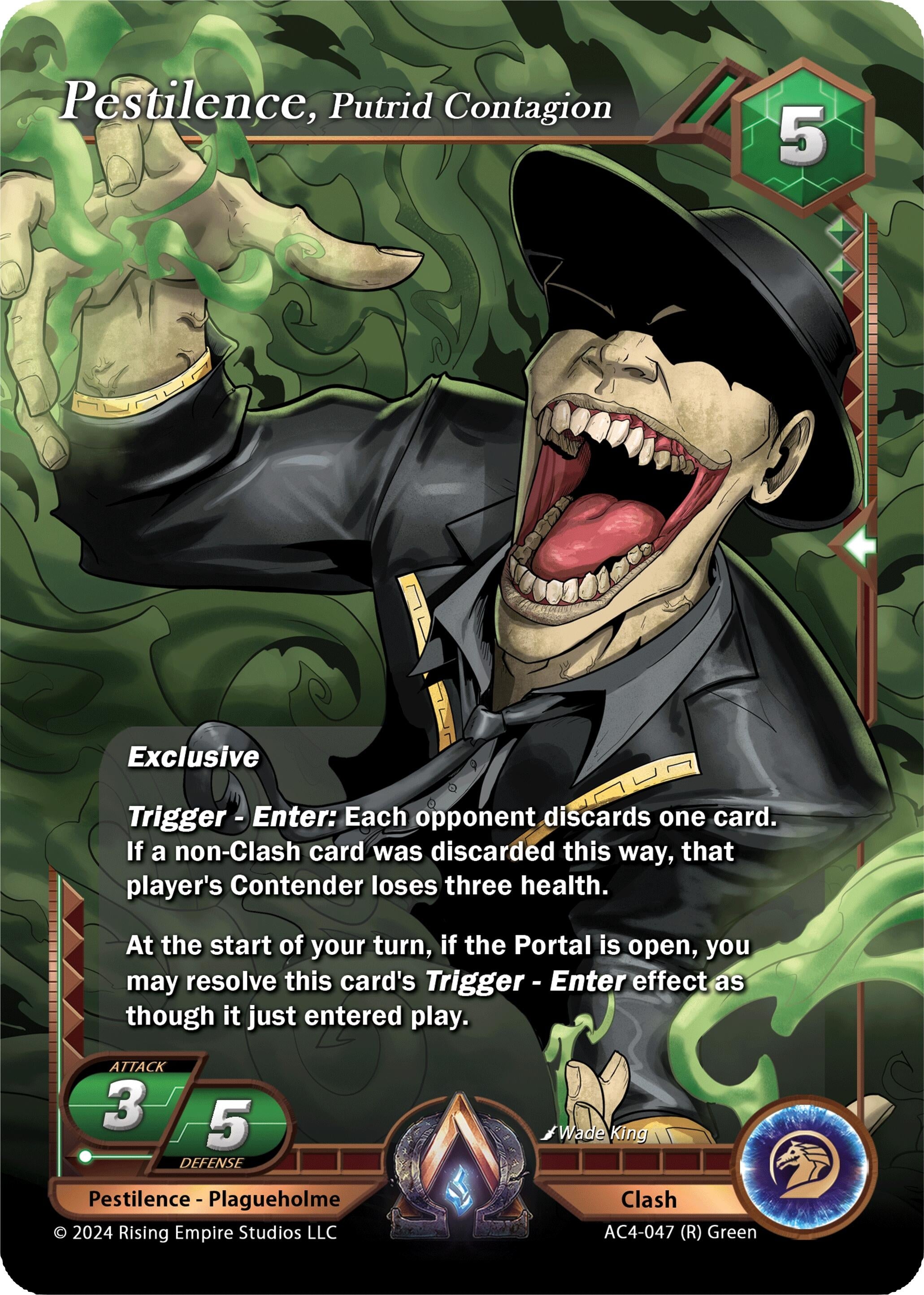 Image for Pestilence, Putrid Contagion (Genesis Returns) (AC4-047) - Alpha Clash