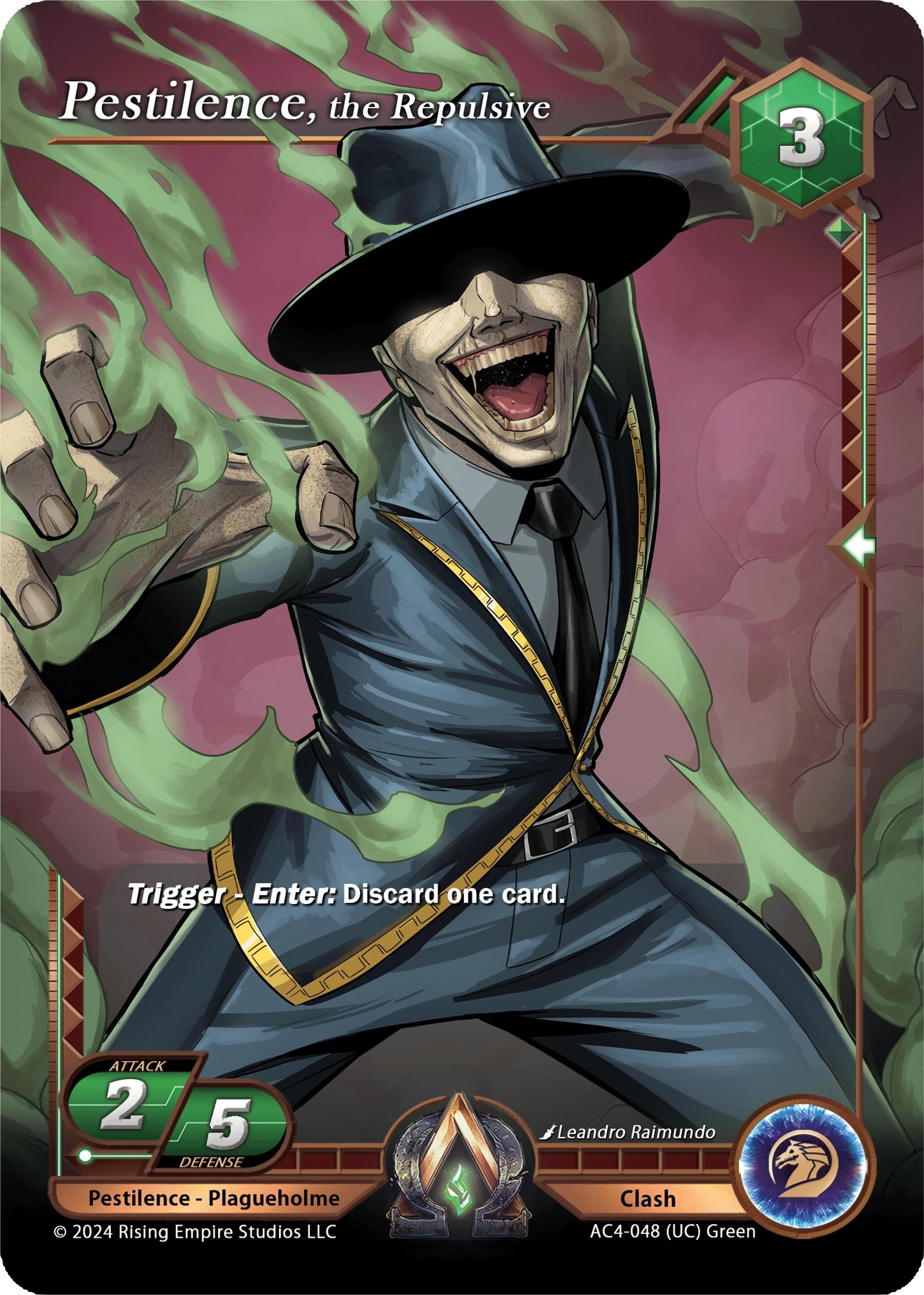 Image for Pestilence, the Repulsive (Genesis Returns) (AC4-048) - Alpha Clash