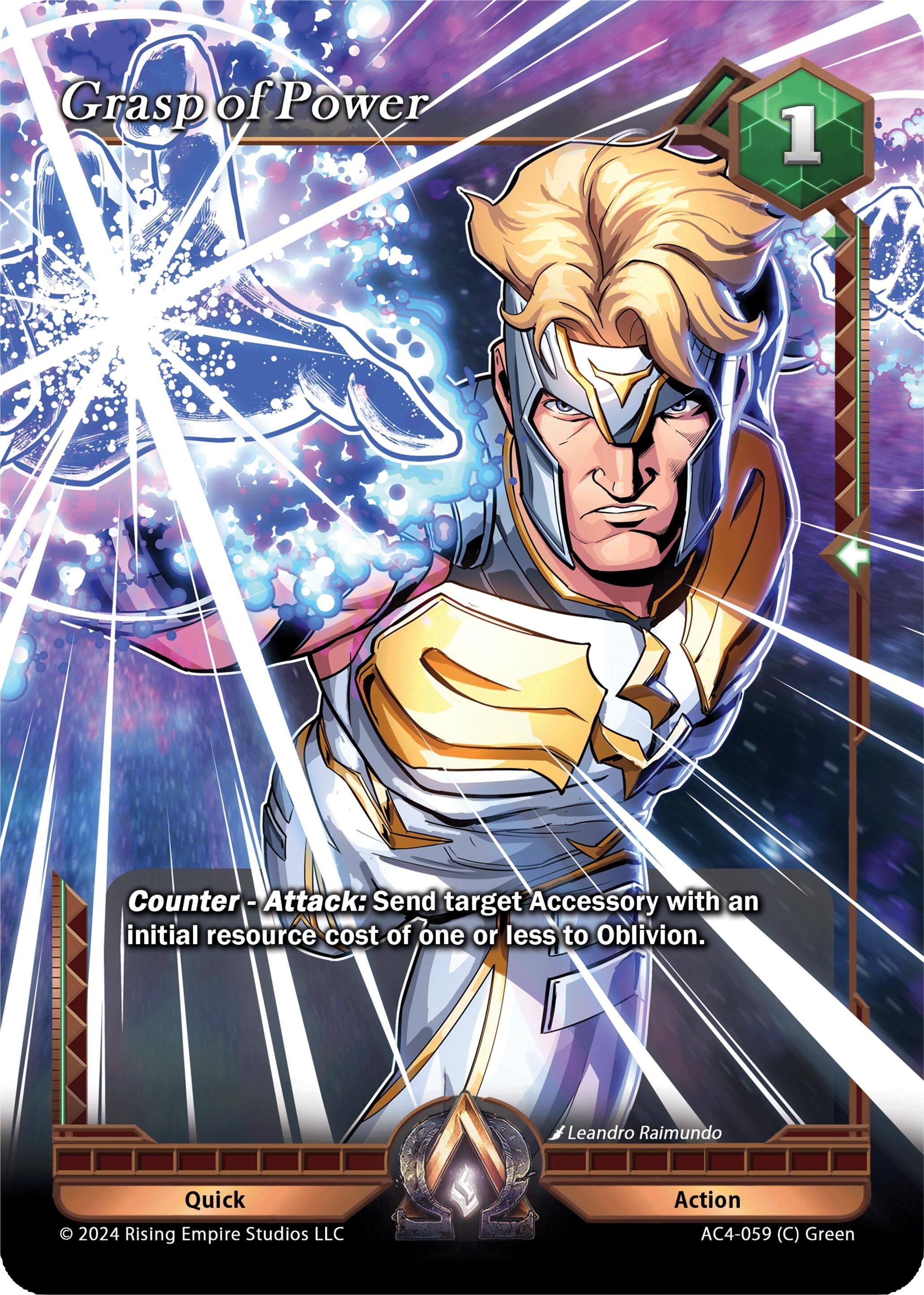 Image for Grasp of Power (Genesis Returns) (AC4-059) - Alpha Clash