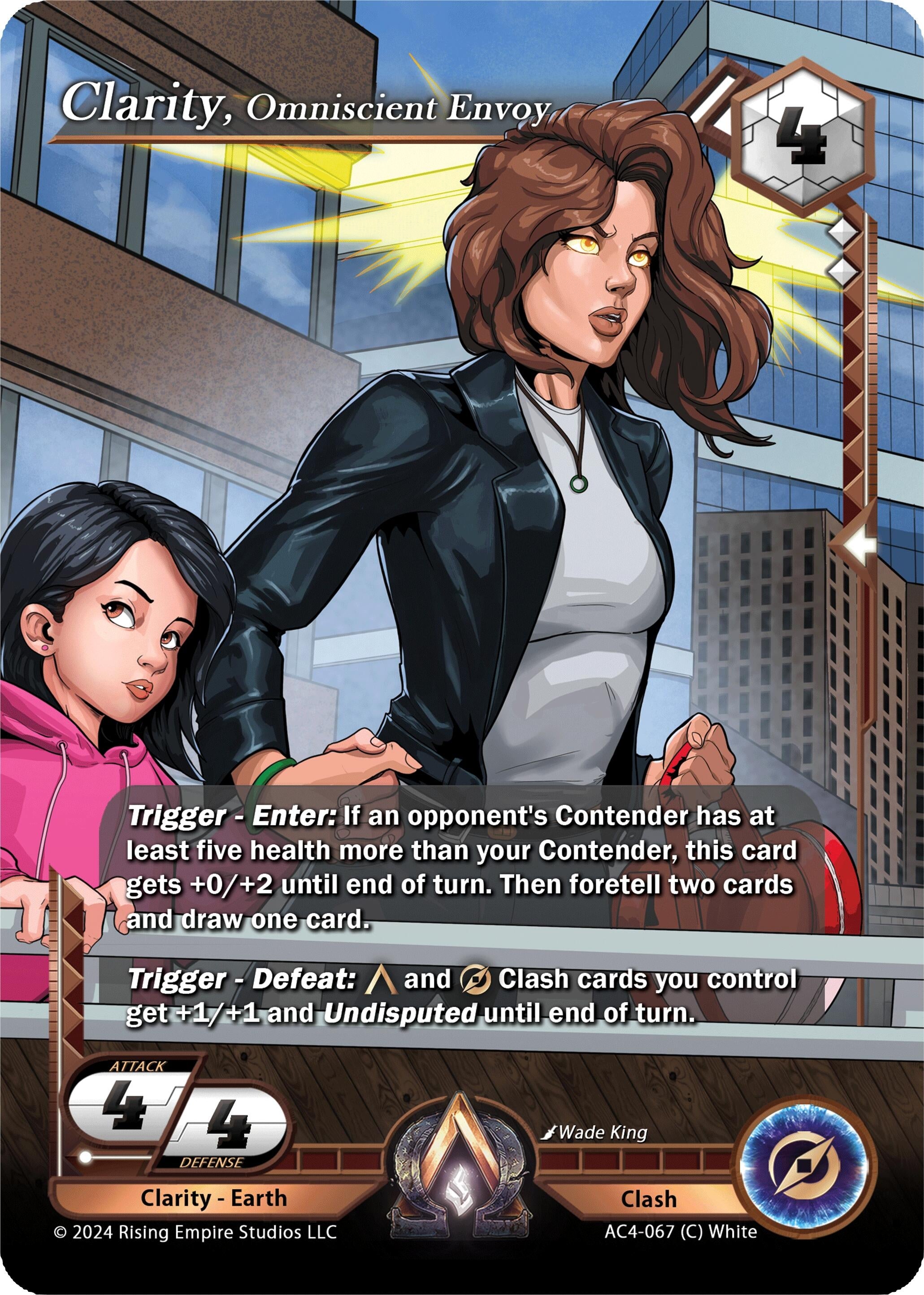 Image for Clarity, Omniscient Envoy (Genesis Returns) (AC4-067) - Alpha Clash