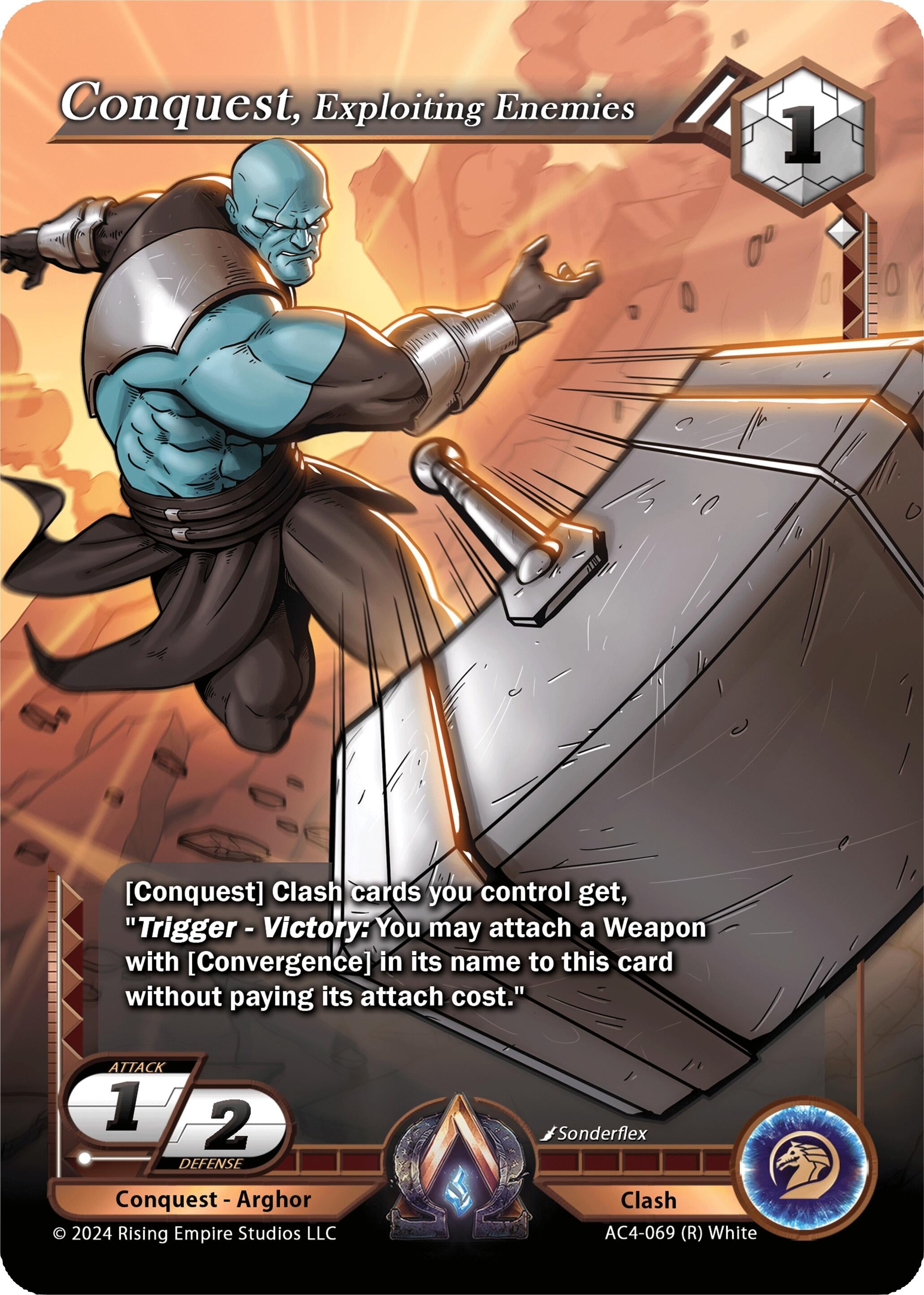 Image for Conquest, Exploiting Enemies (Genesis Returns) (AC4-069) - Alpha Clash