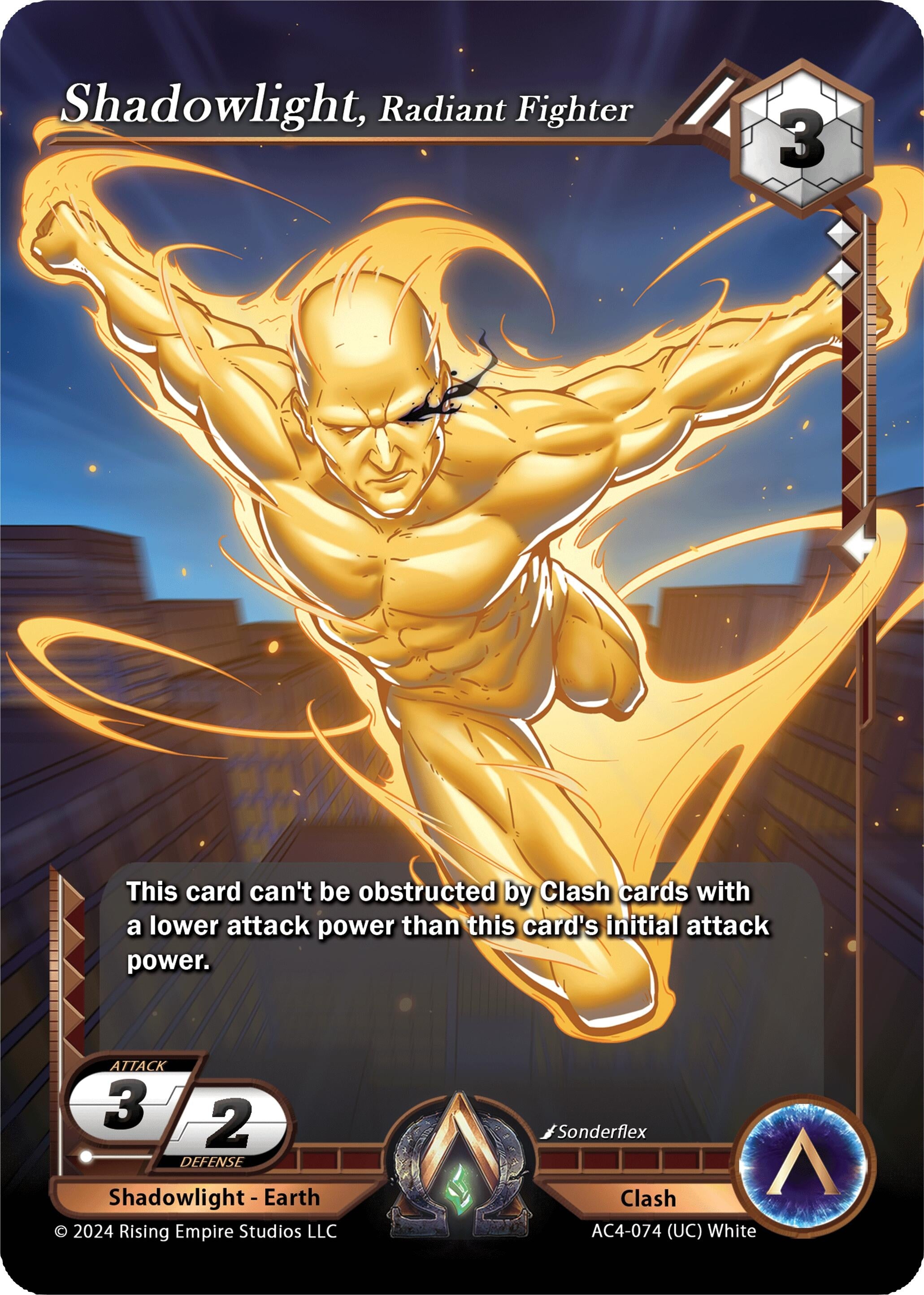 Image for Shadowlight, Radiant Fighter (Genesis Returns) (AC4-074) - Alpha Clash