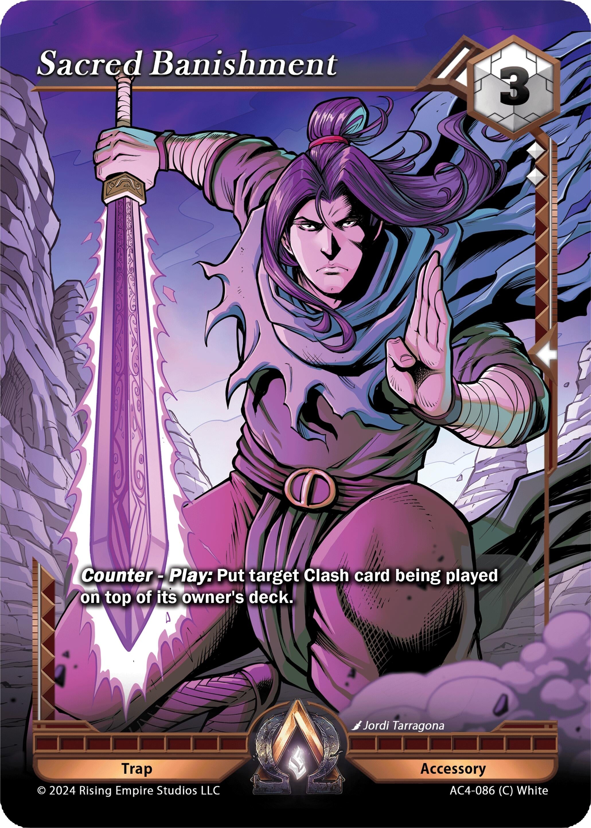 Image for Sacred Banishment (Genesis Returns) (AC4-086) - Alpha Clash