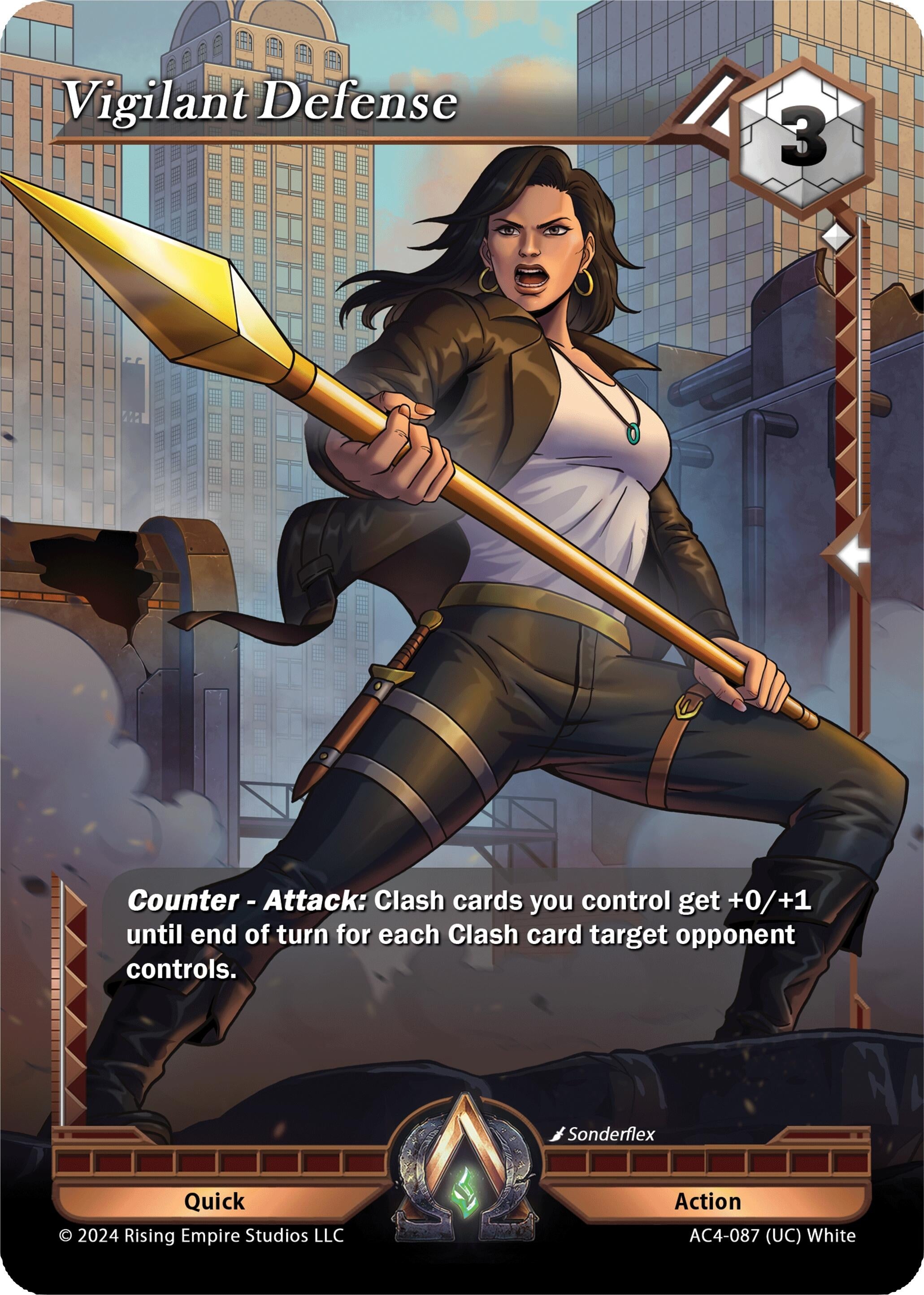 Image for Vigilant Defense (Genesis Returns) (AC4-087) - Alpha Clash