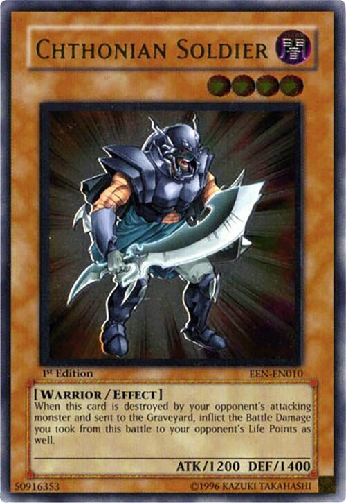 Image for Chthonian Soldier (UTR) (Elemental Energy) (EEN-EN010) - YuGiOh