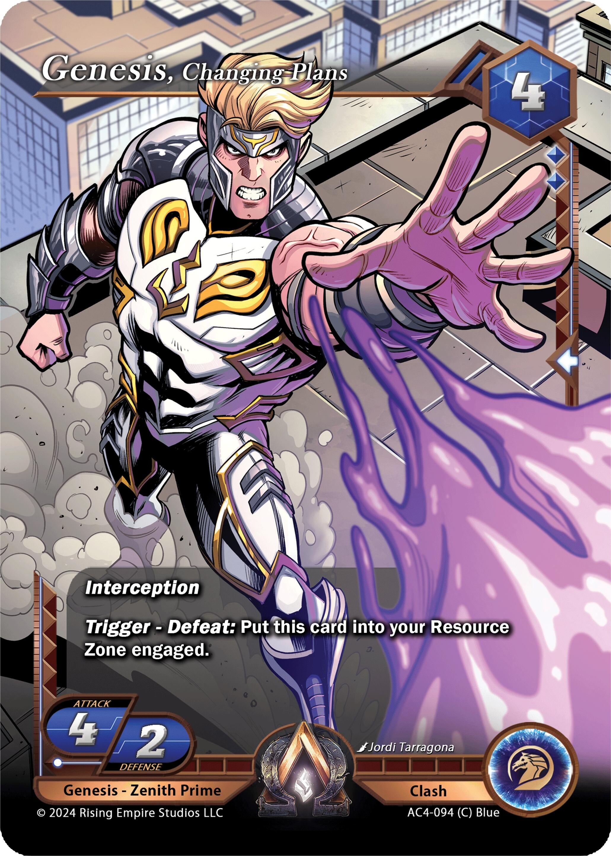 Image for Genesis, Changing Plans (Genesis Returns) (AC4-094) - Alpha Clash