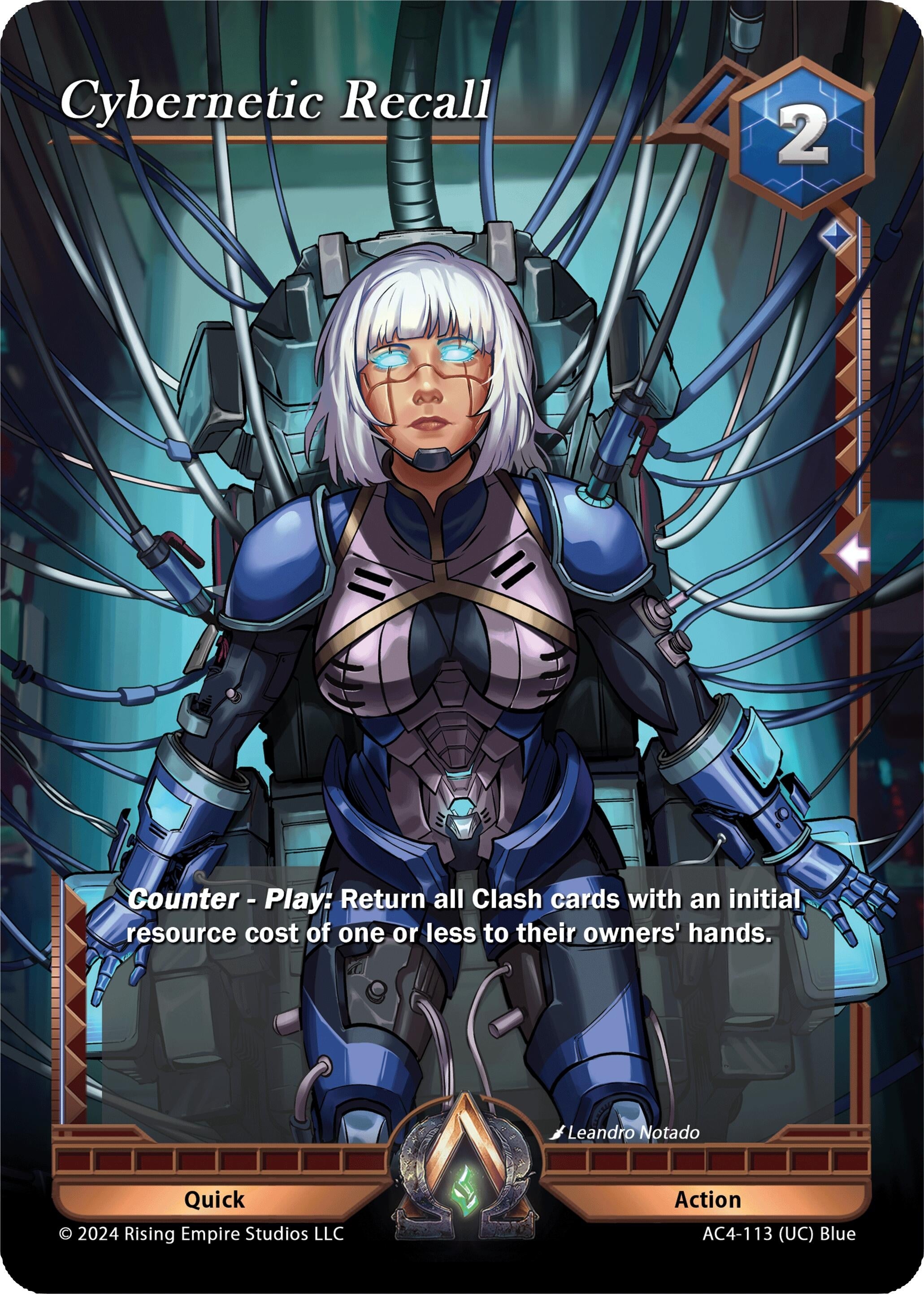 Image for Cybernetic Recall (Genesis Returns) (AC4-113) - Alpha Clash