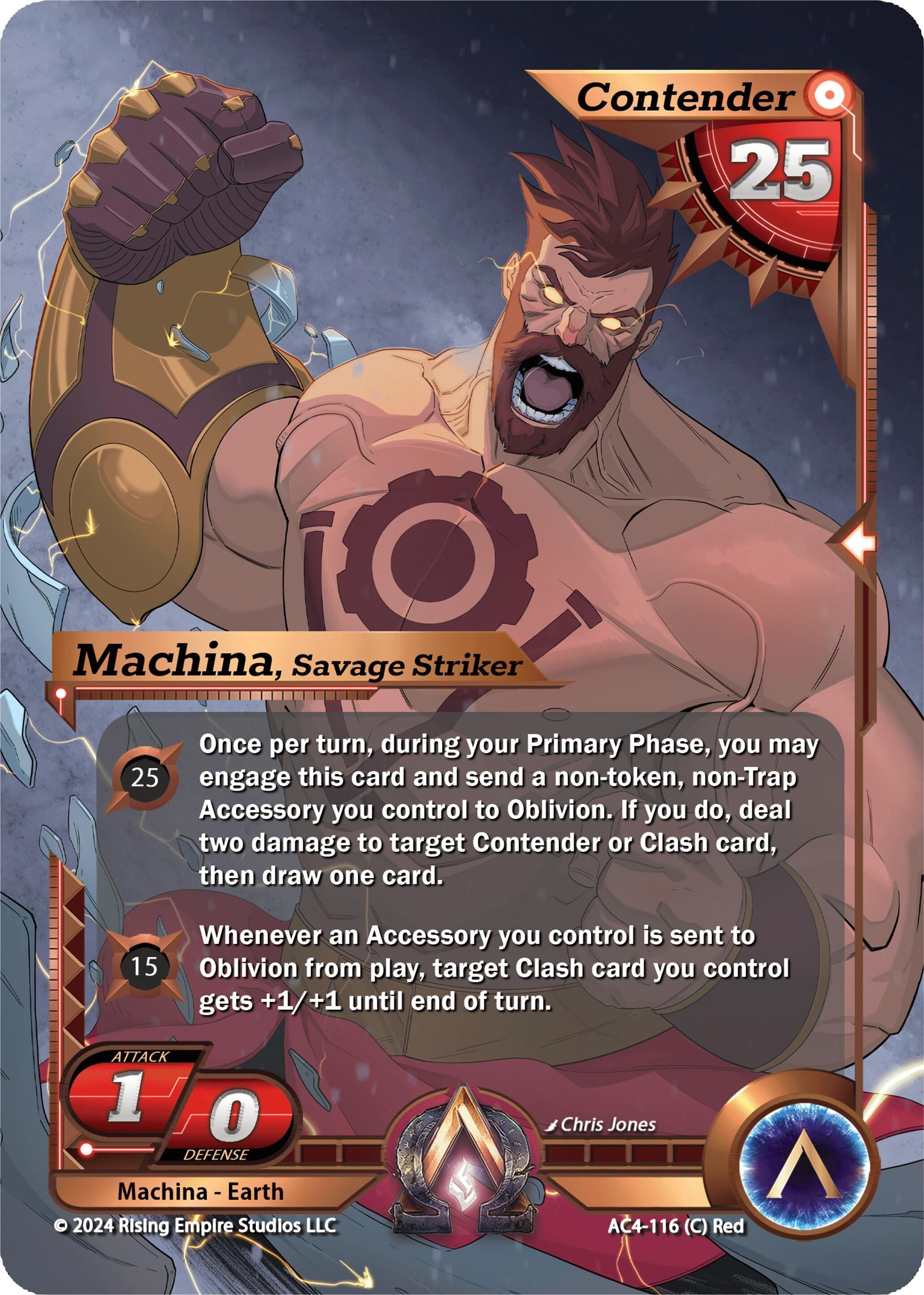 Image for Machina, Savage Striker (Genesis Returns) (AC4-116) - Alpha Clash