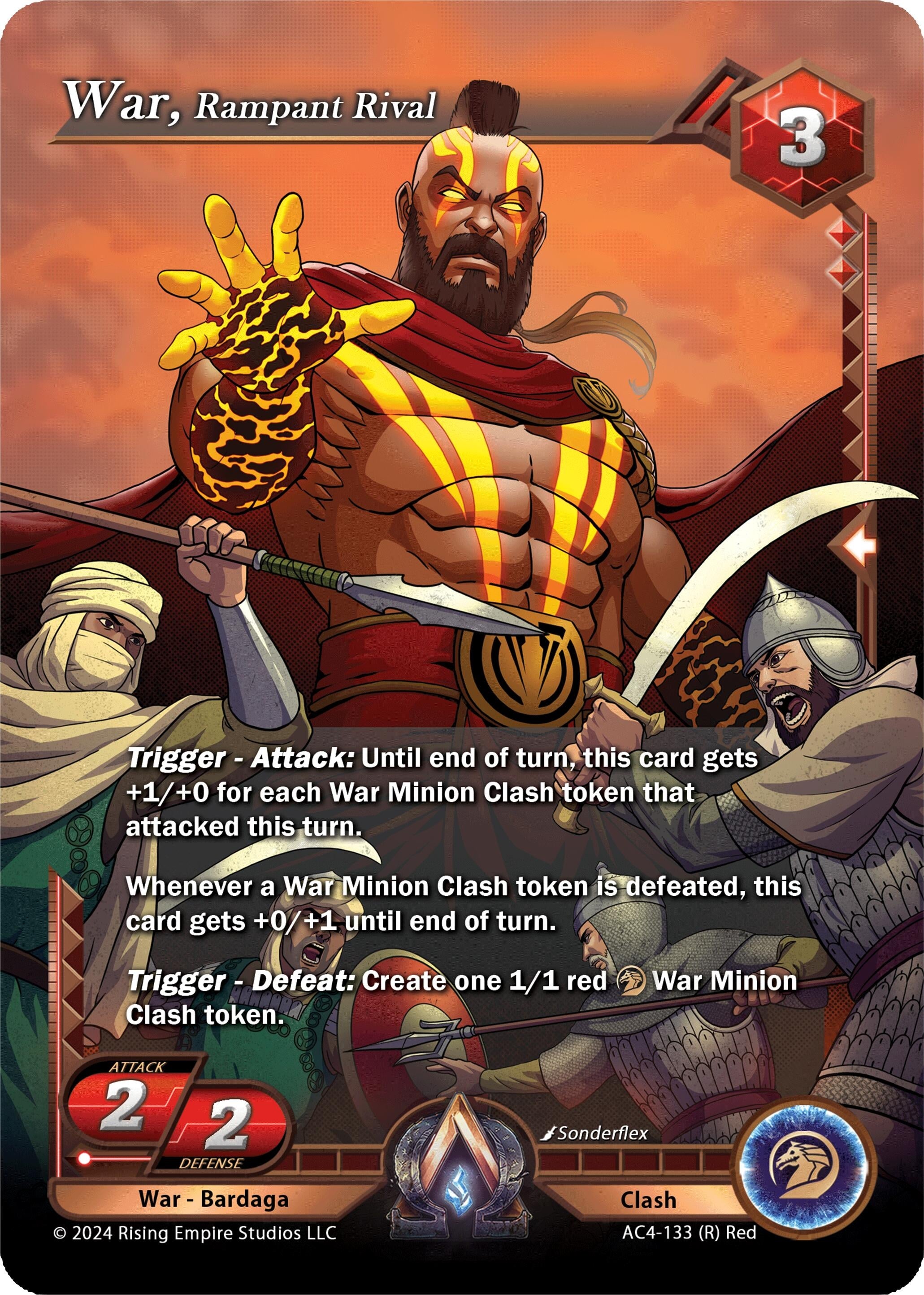 Image for War, Rampant Rival (Genesis Returns) (AC4-133) - Alpha Clash